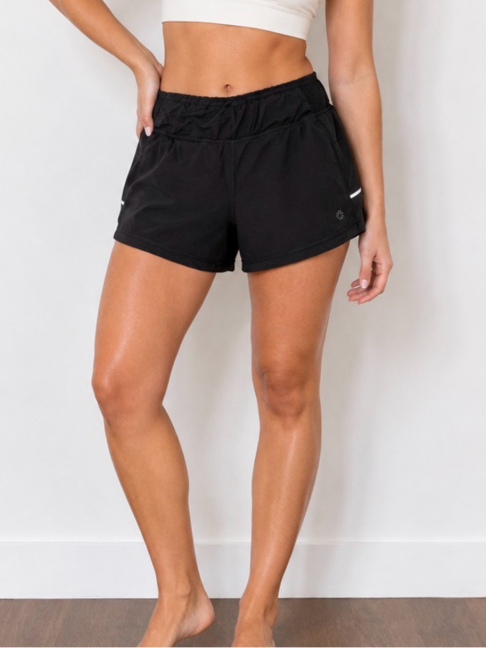 Athleta Black Performance Shorts - Lightweight Activewear